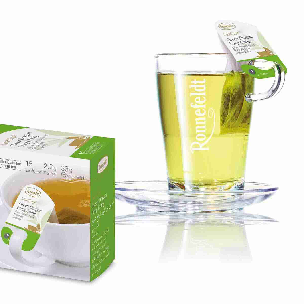 LeafCup® – Green Dragon Lung Ching by Ronnefeldt – Premium German Tea