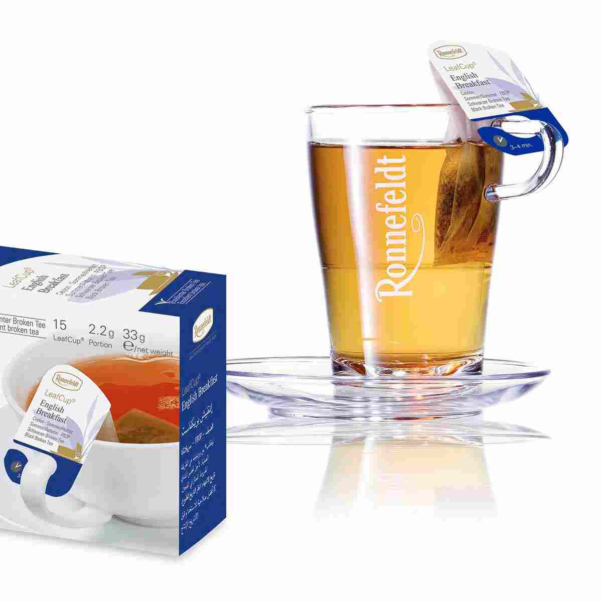 LeafCup® – English Breakfast by Ronnefeldt – Premium German Tea