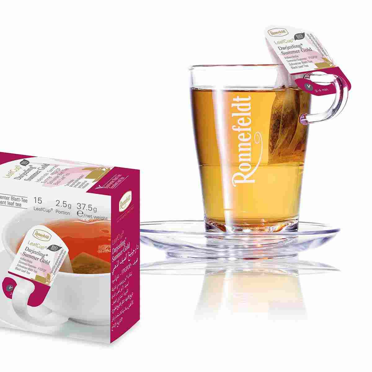 LeafCup® – Darjeeling Summer Gold Bio by Ronnefeldt – Premium German Tea