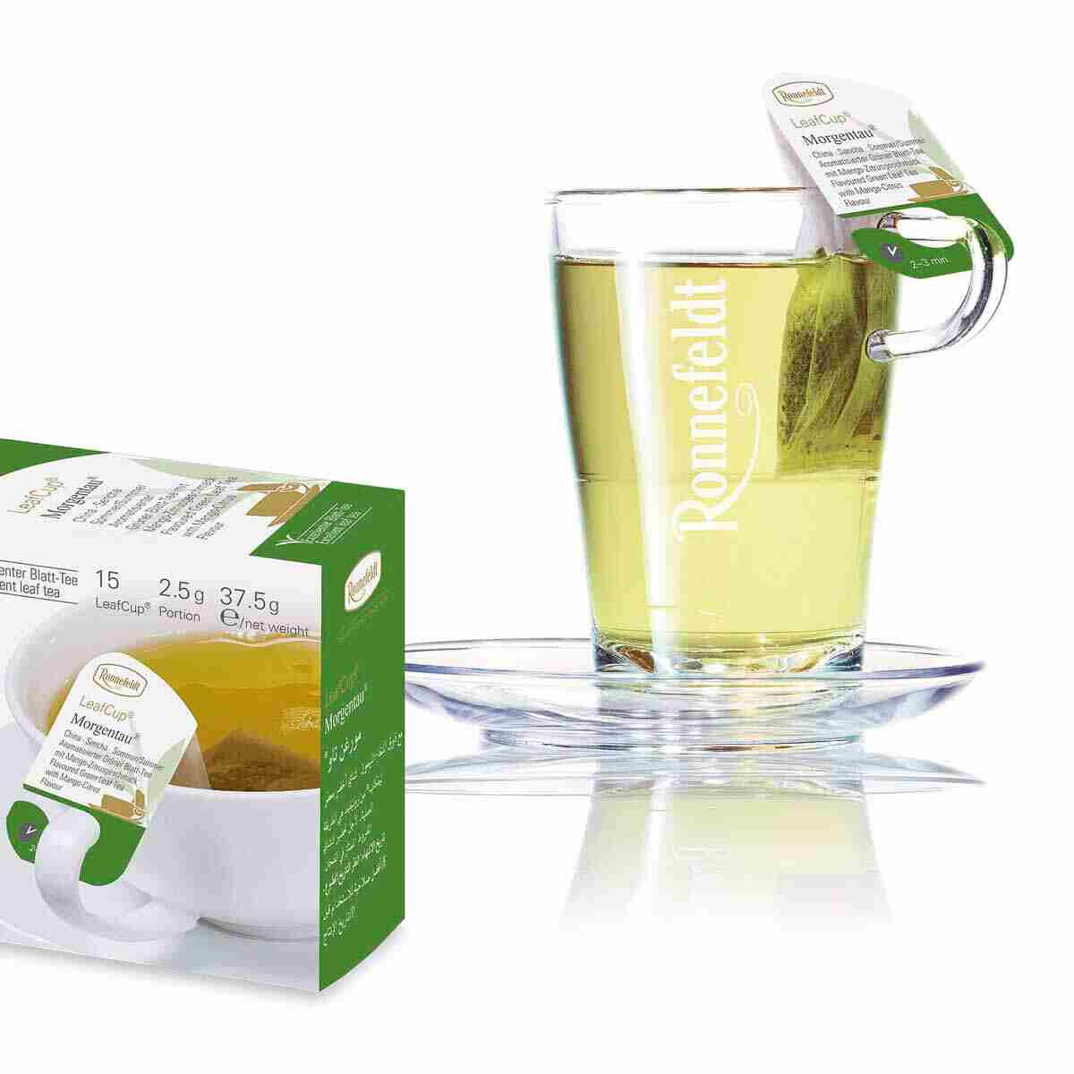 LeafCup® – Morgentau® by Ronnefeldt – Premium Green Tea