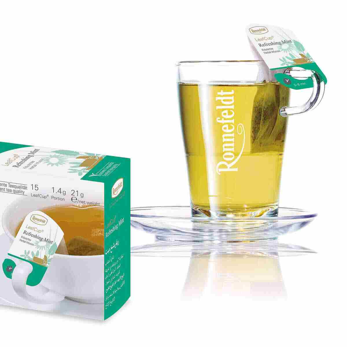 LeafCup® – Refreshing Mint by Ronnefeldt – Premium German Tea