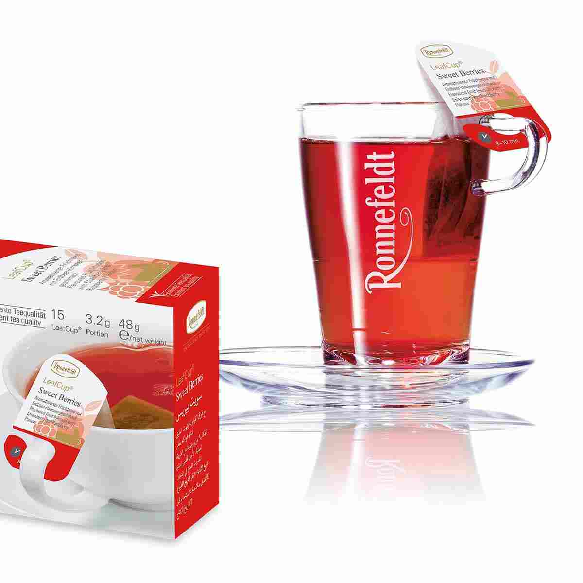 LeafCup® – Sweet Berries by Ronnefeldt – Premium German Tea