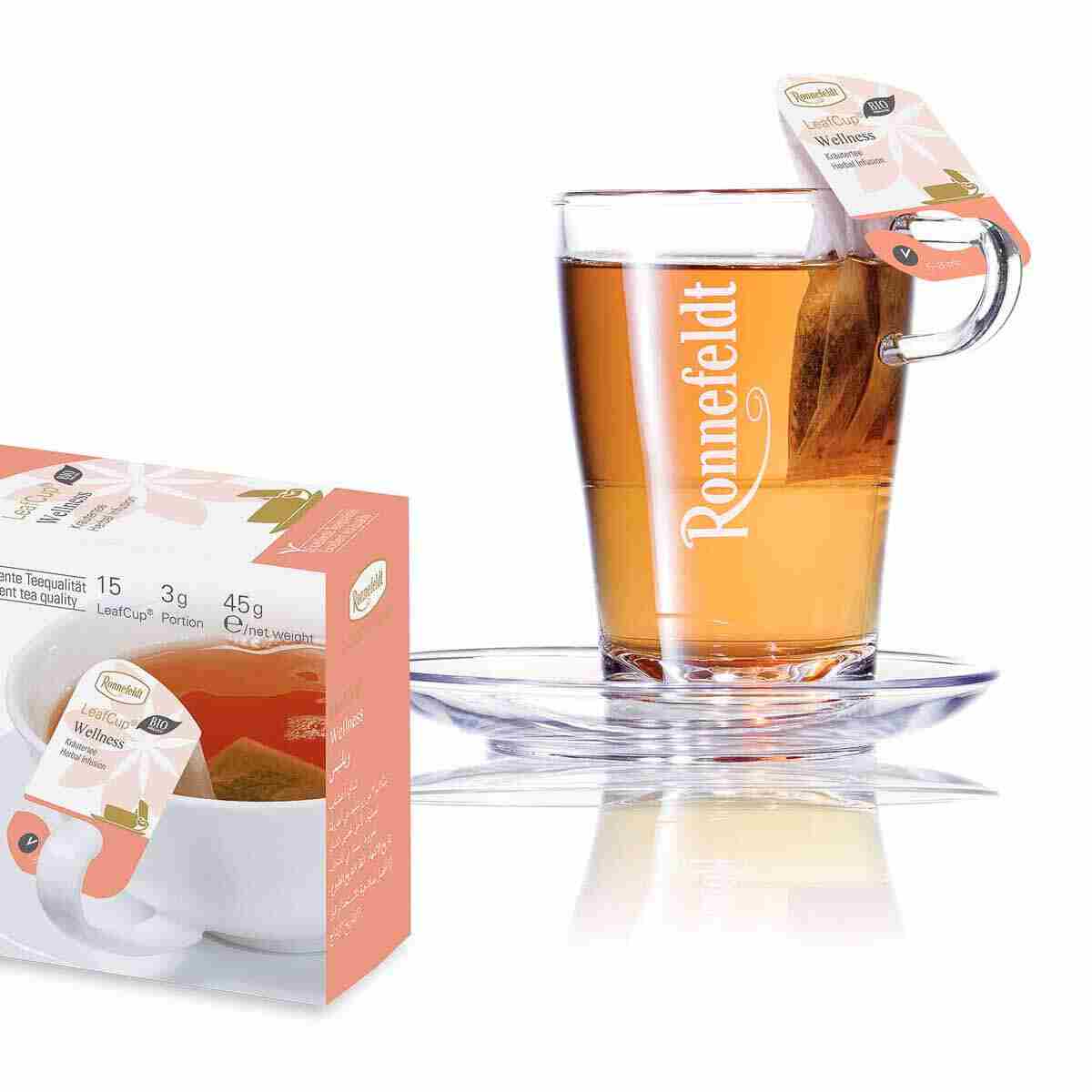LeafCup® – Wellness Bio by Ronnefeldt – Premium German Tea