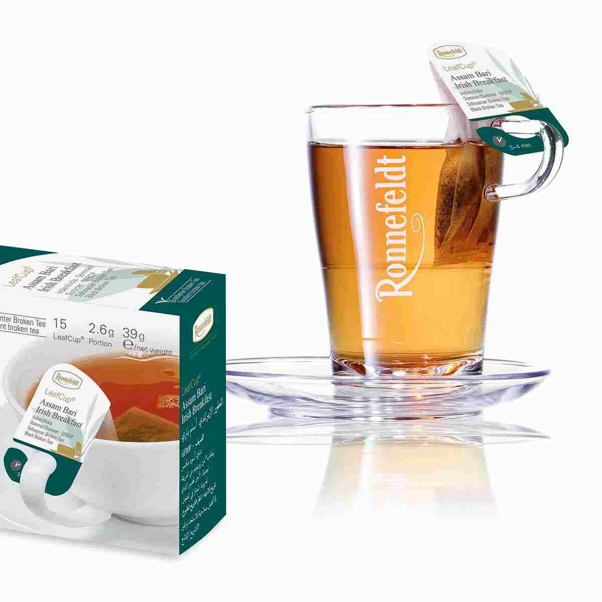 LeafCup® – Assam Bari Irish Breakfast by Ronnefeldt – Premium German Tea