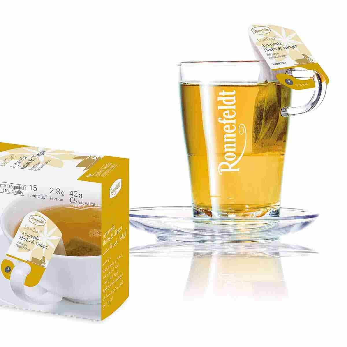 LeafCup® AYURVEDA HERBS & GINGER