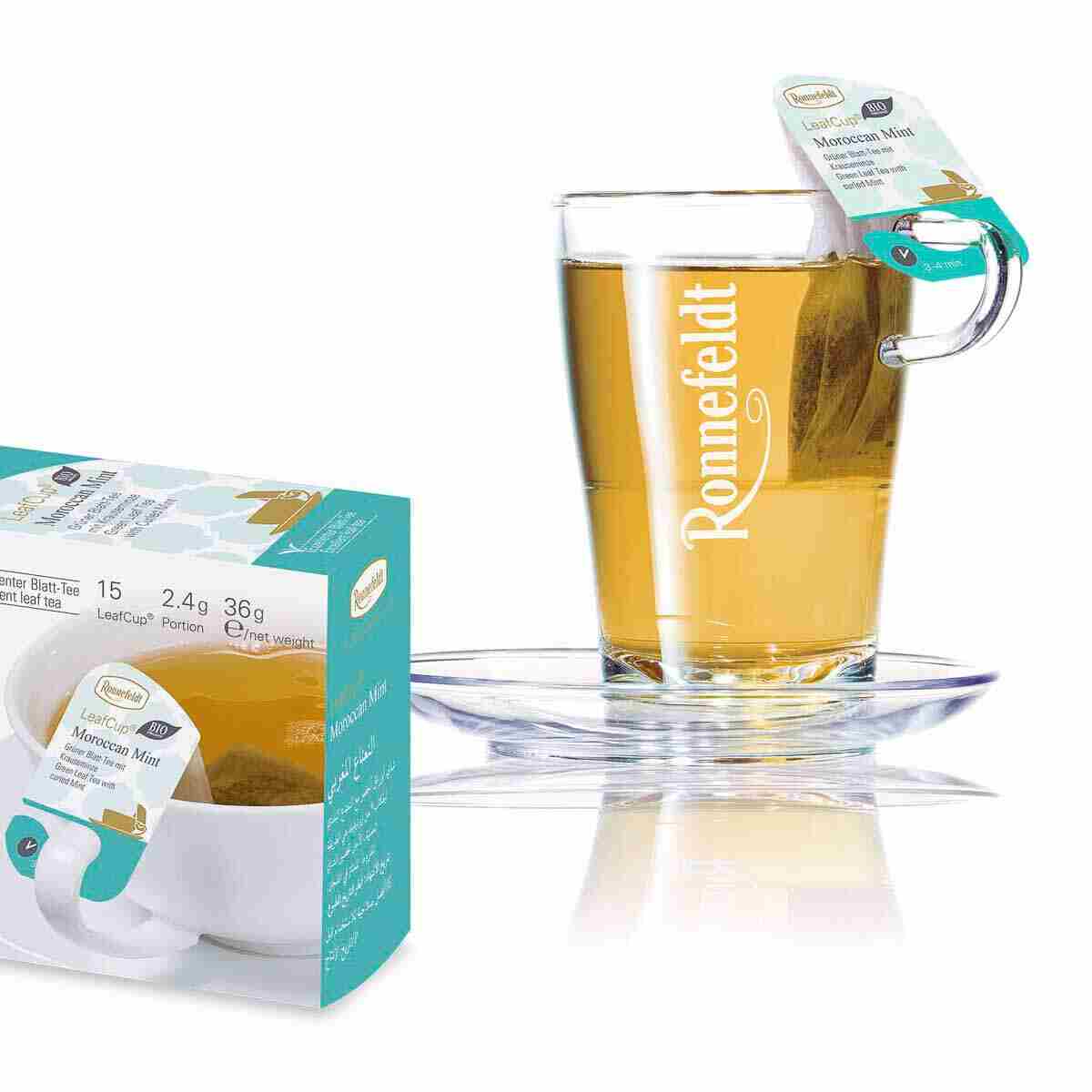 LeafCup® – Moroccan Mint Bio by Ronnefeldt – Premium German Tea