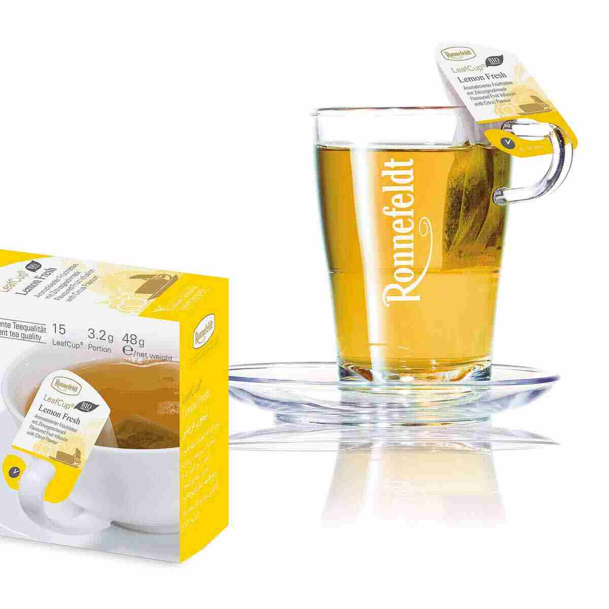 LeafCup® – Lemon Fresh Bio by Ronnefeldt – Premium German Tea