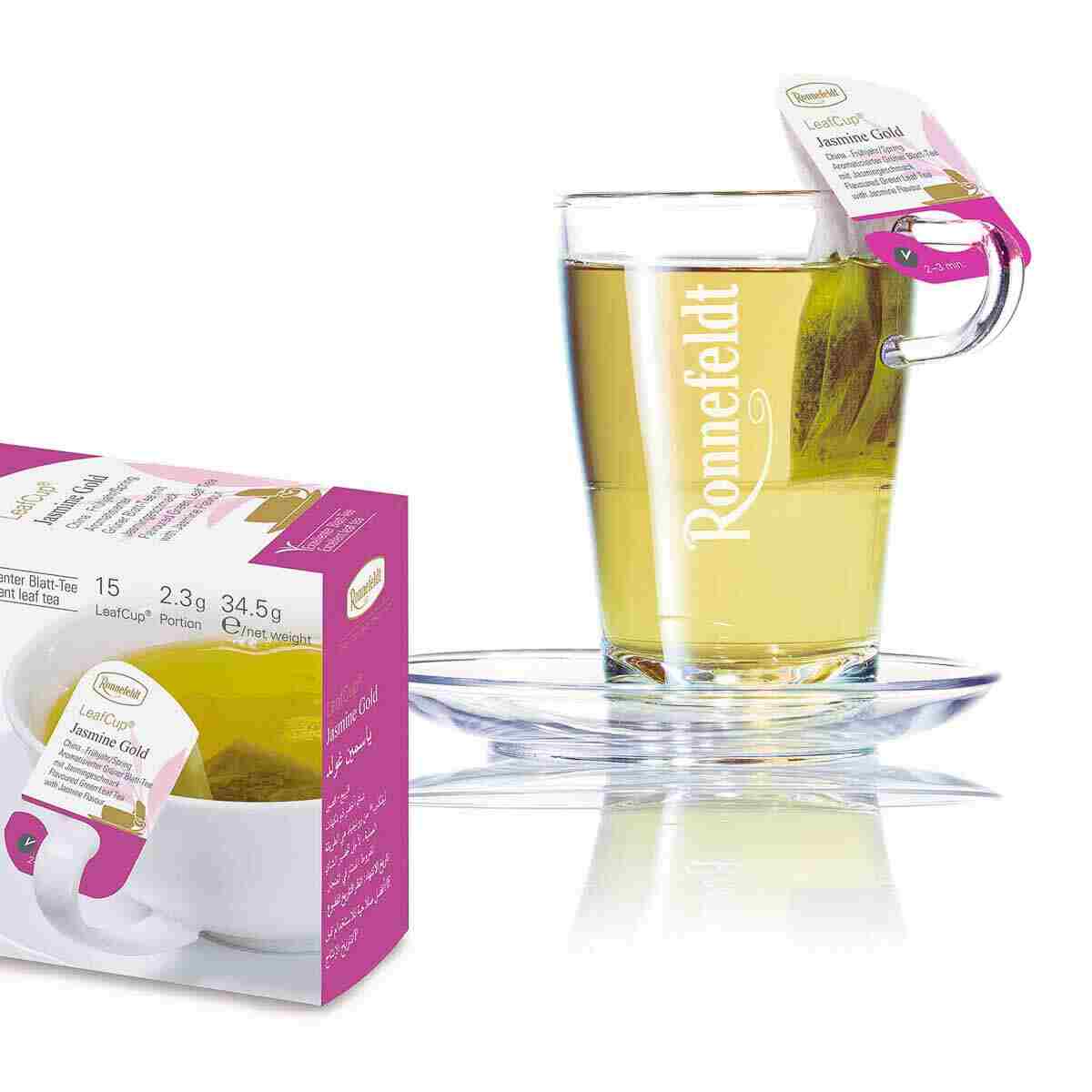 LeafCup® – Jasmine Gold by Ronnefeldt – Premium German Tea