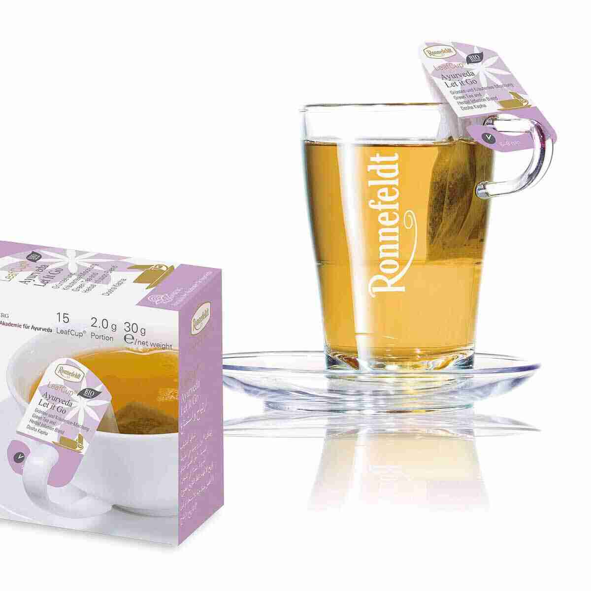 LeafCup® – Ayurveda Let It Go Bio by Ronnefeldt – Premium German Tea