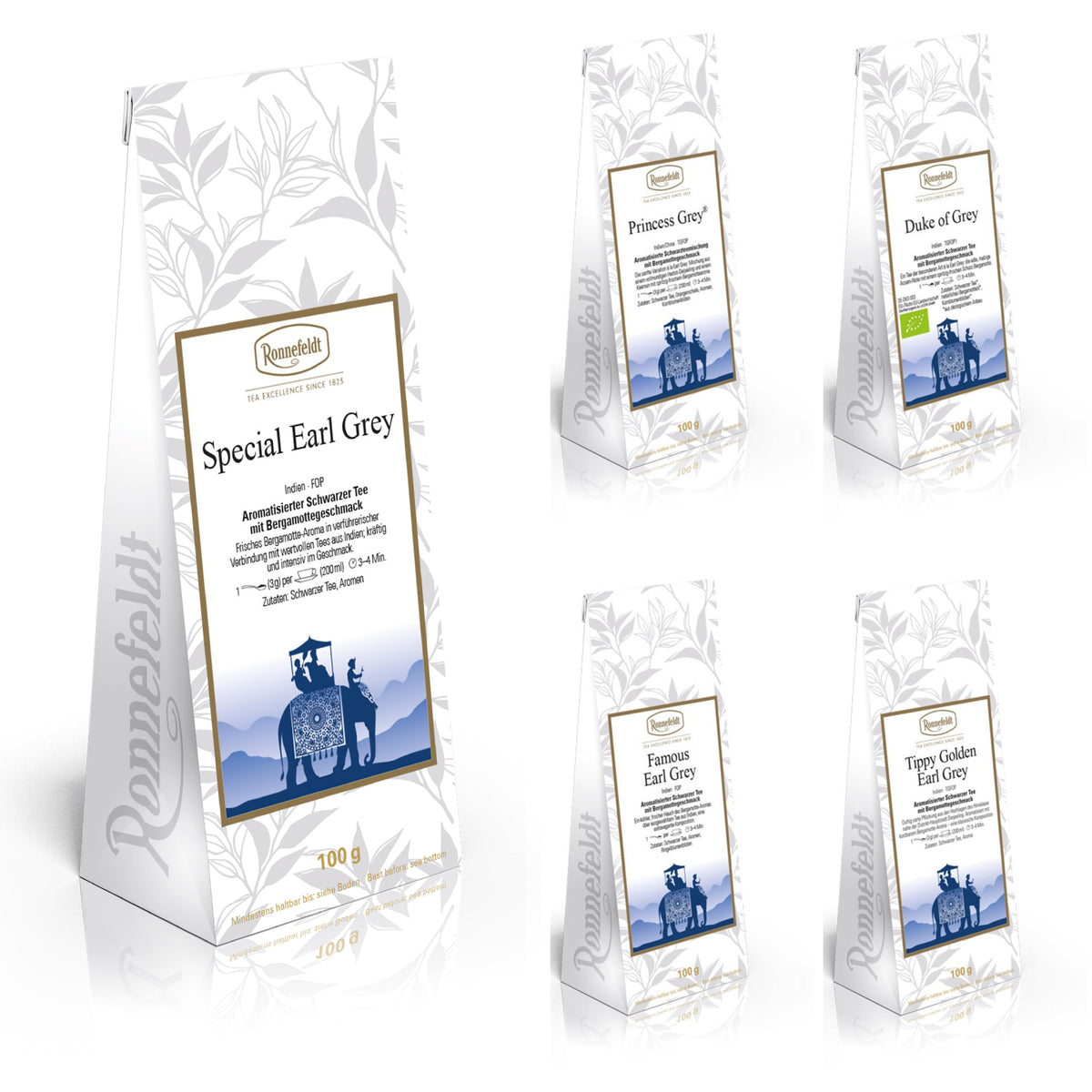 Ultimate Earl Grey Tea 5-Pack Bundle | Ronnefeldt USA