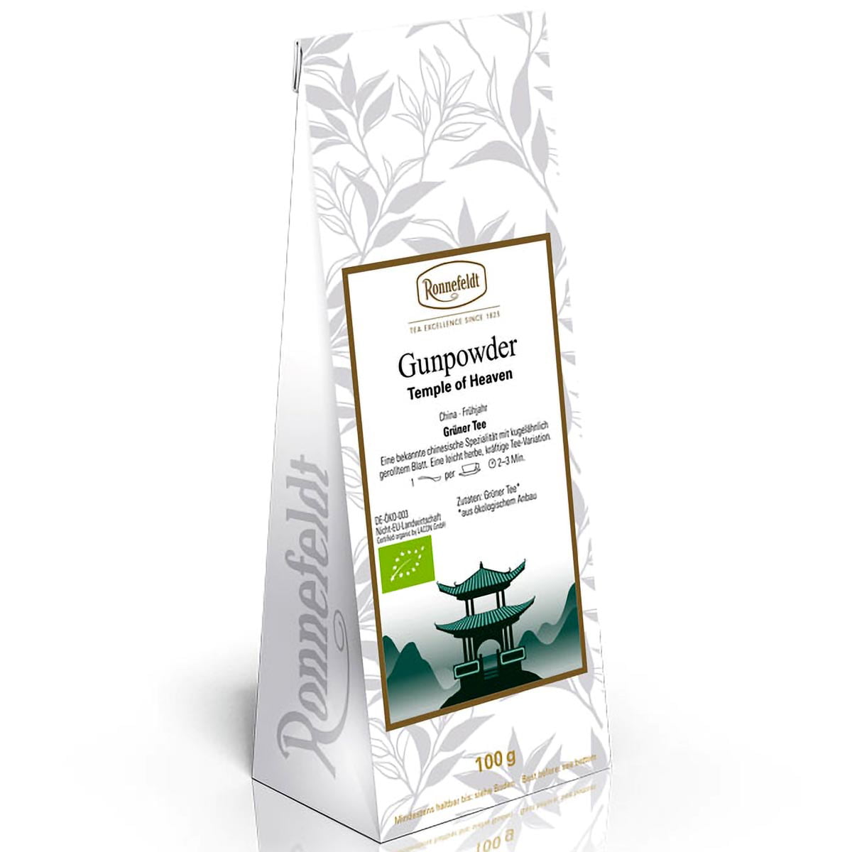 Classic Loose Leaf – Gunpowder "Temple of Heaven" by Ronnefeldt – Premium German Tea