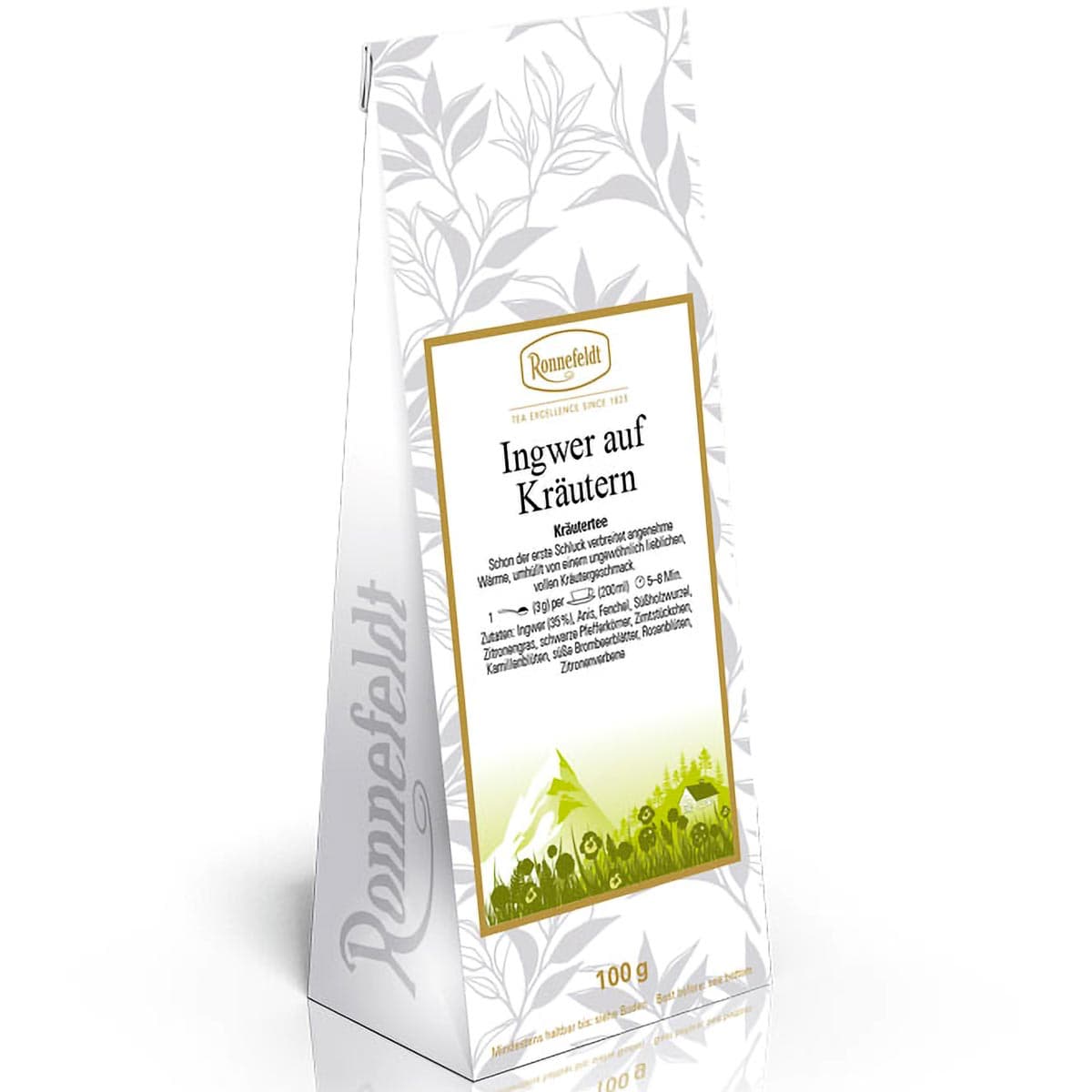 Classic Loose Leaf – Ingwer auf Kräutern by Ronnefeldt – Premium German Tea