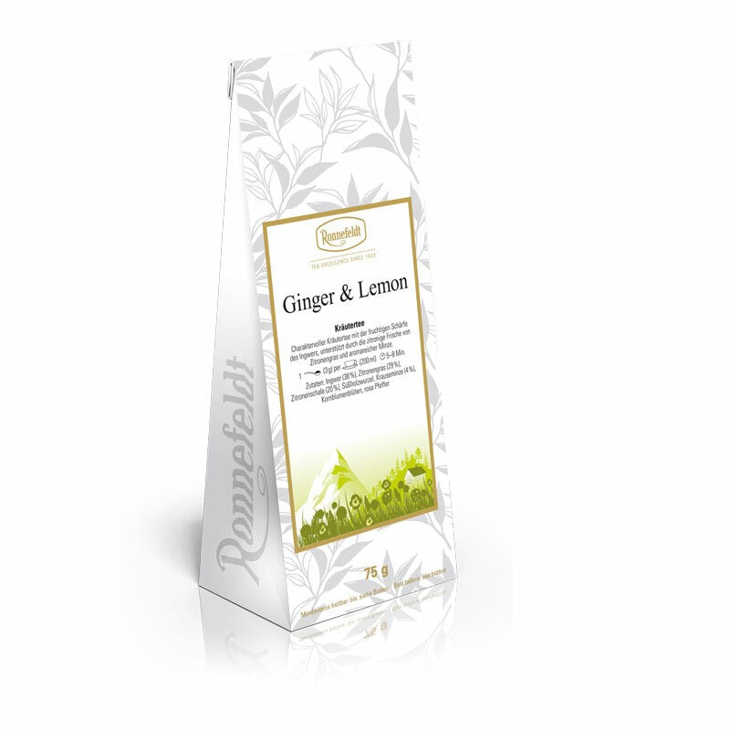 Classic Loose Leaf – Ginger & Lemon by Ronnefeldt – Premium German Tea