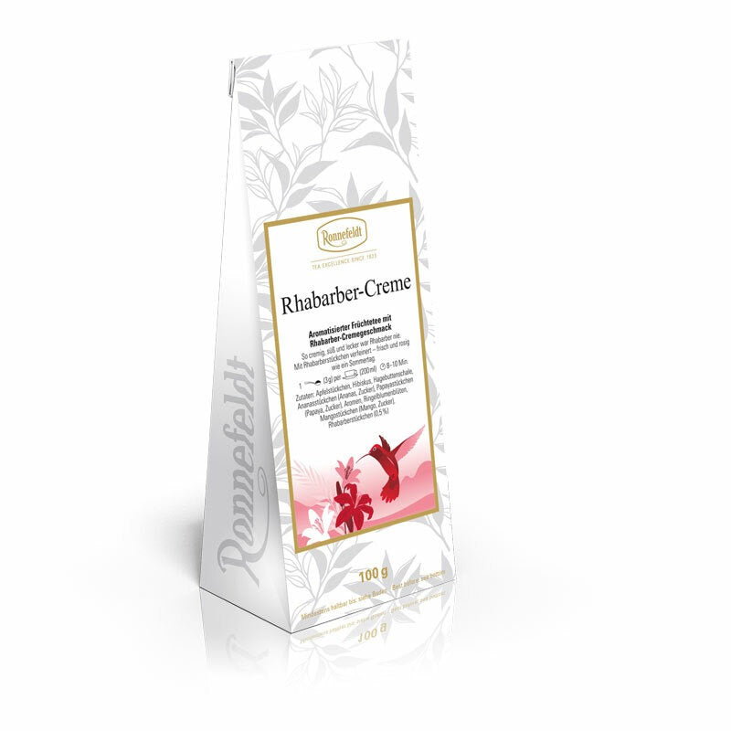 Classic Loose Leaf – Rhabarber-Creme by Ronnefeldt – Premium German Tea