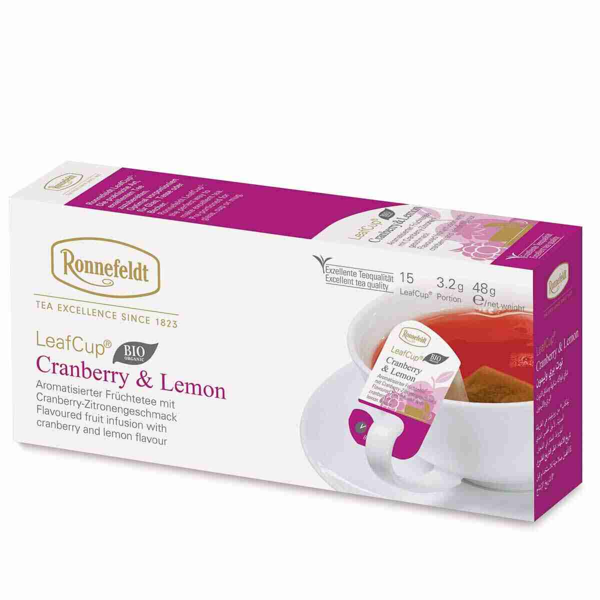 LeafCup CRANBERRY & LEMON BIO