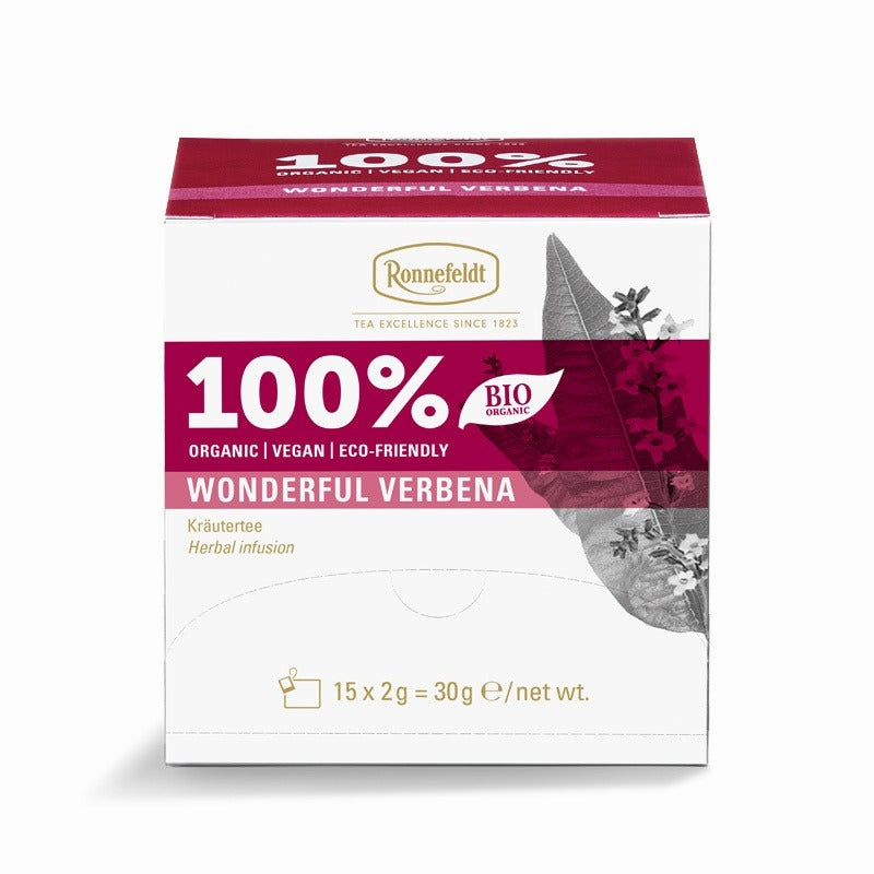 Eco 100% Line – Wonderful Verbena by Ronnefeldt – Premium German Tea