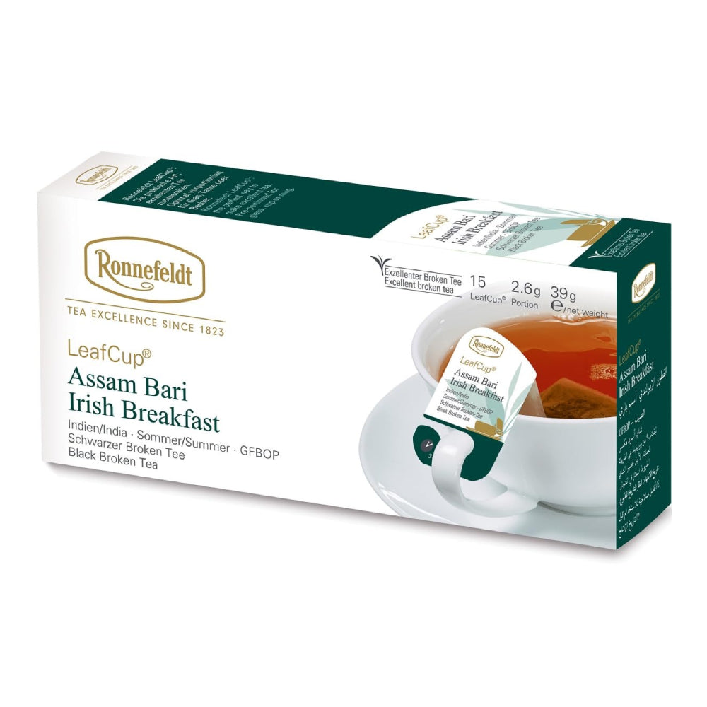 LeafCup® – Assam Bari Irish Breakfast by Ronnefeldt – Premium German Tea