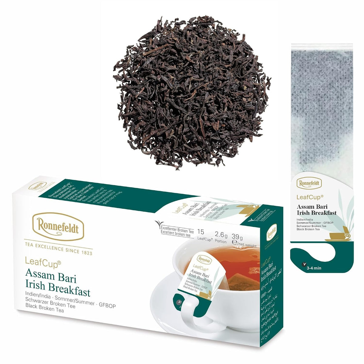 LeafCup® – Assam Bari Irish Breakfast by Ronnefeldt – Premium German Tea