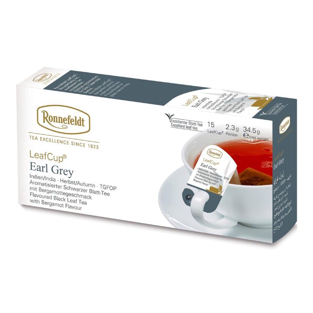 LeafCup® – Earl Grey by Ronnefeldt – Premium German Tea