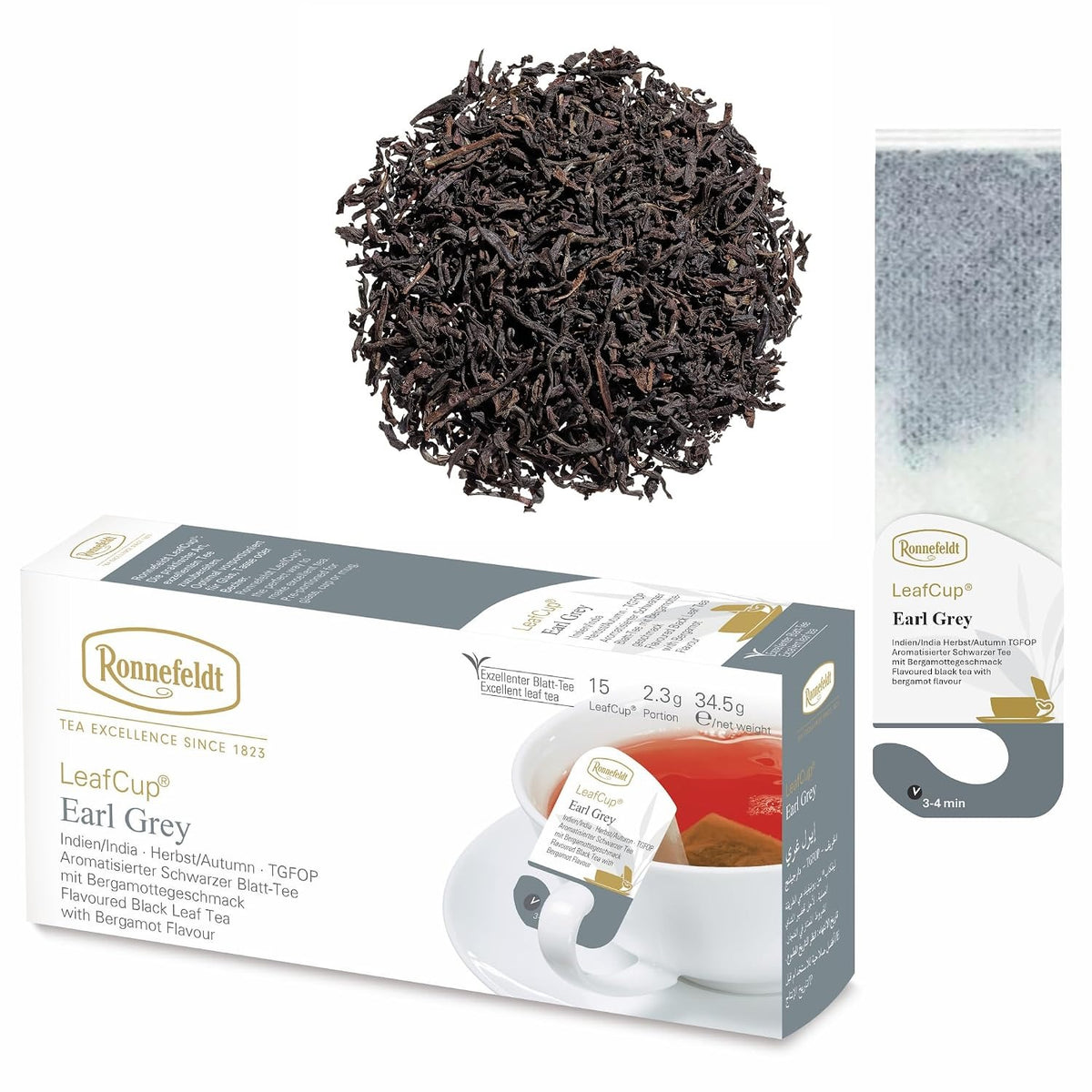 LeafCup® – Earl Grey by Ronnefeldt – Premium German Tea