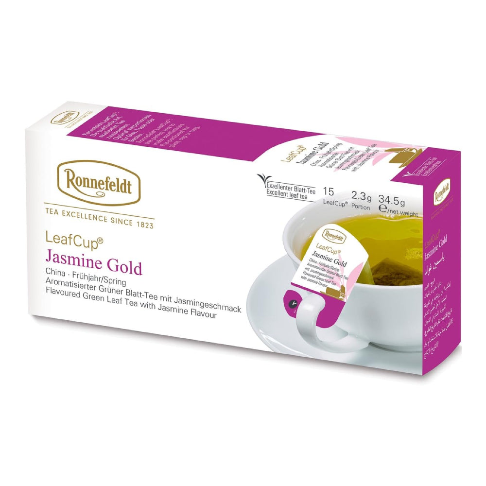 LeafCup® – Jasmine Gold by Ronnefeldt – Premium German Tea