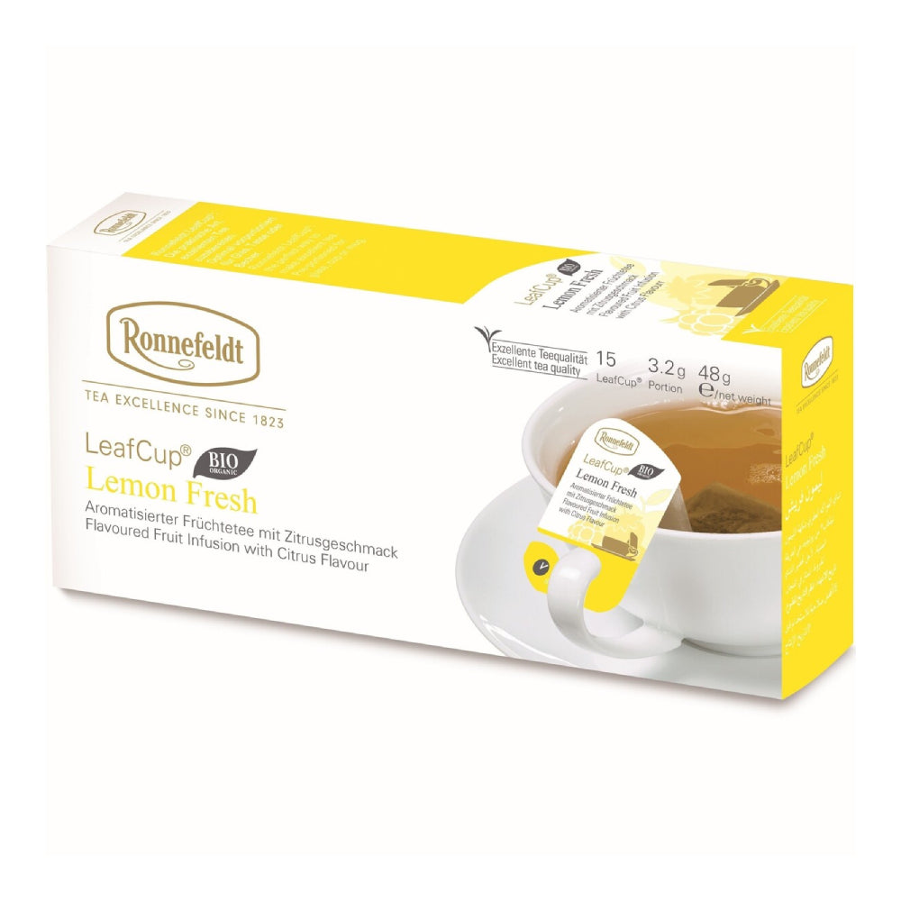 LeafCup® – Lemon Fresh Bio by Ronnefeldt – Premium German Tea