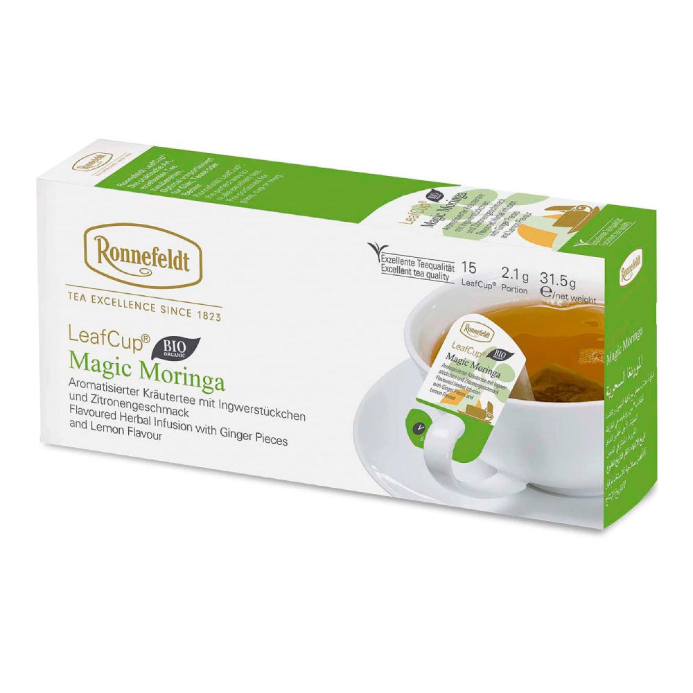 LeafCup® – Magic Moringa Bio by Ronnefeldt – Premium German Tea