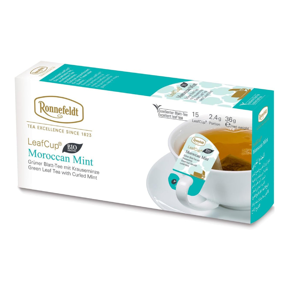 LeafCup® – Moroccan Mint Bio by Ronnefeldt – Premium German Tea