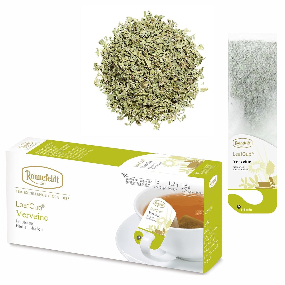 LeafCup® – Verveine by Ronnefeldt – Premium German Tea