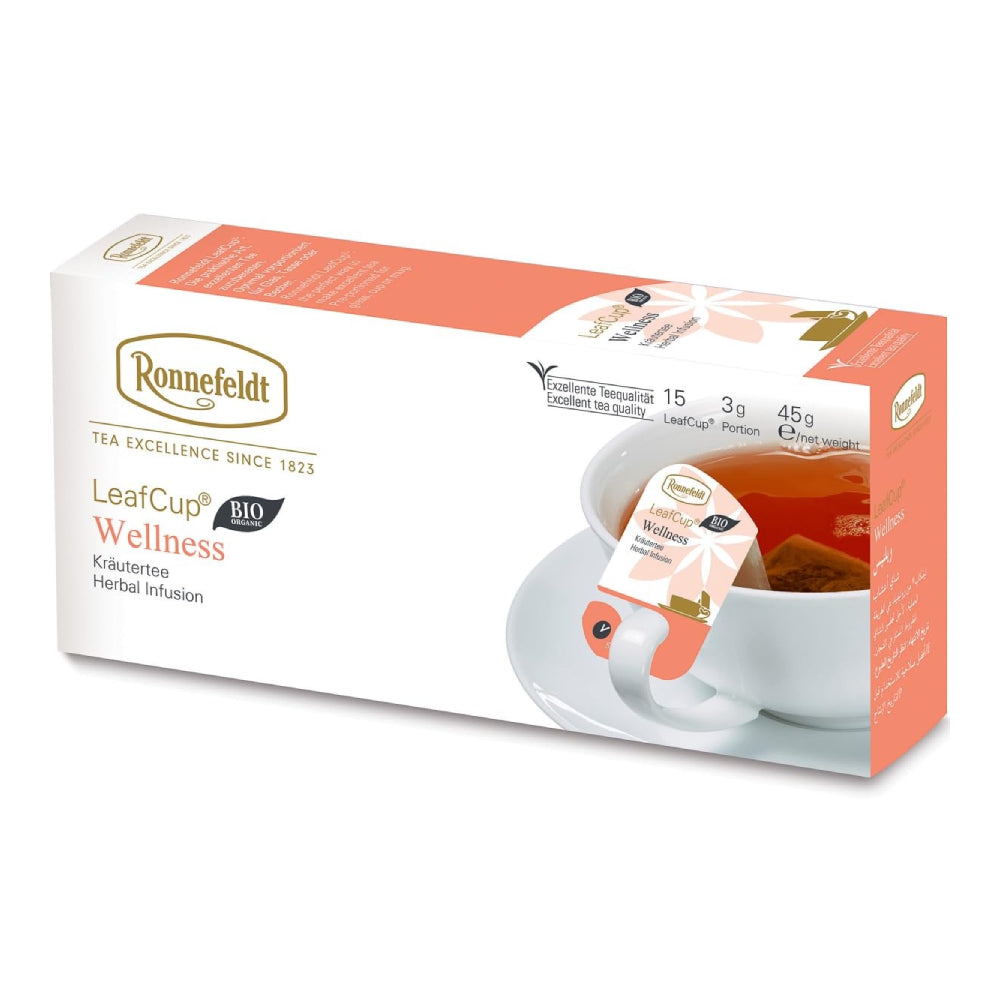 LeafCup® – Wellness Bio by Ronnefeldt – Premium German Tea