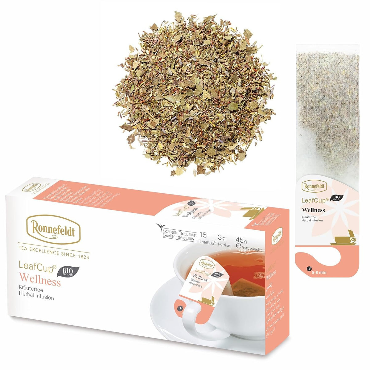 LeafCup® – Wellness Bio by Ronnefeldt – Premium German Tea