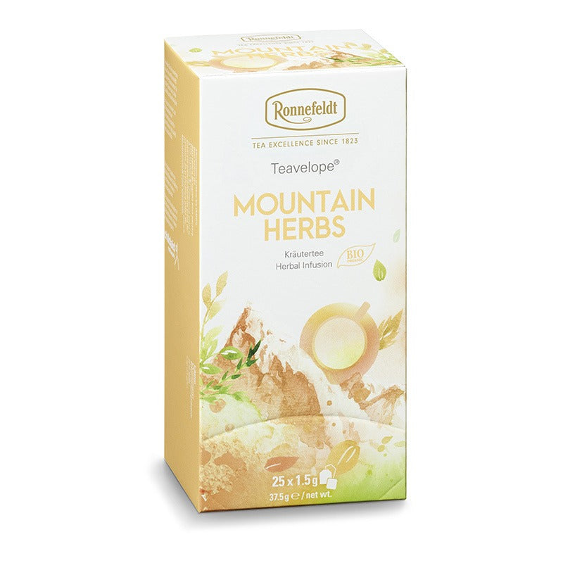 Teavelope® – Mountain Herbs Bio by Ronnefeldt – Premium German Tea
