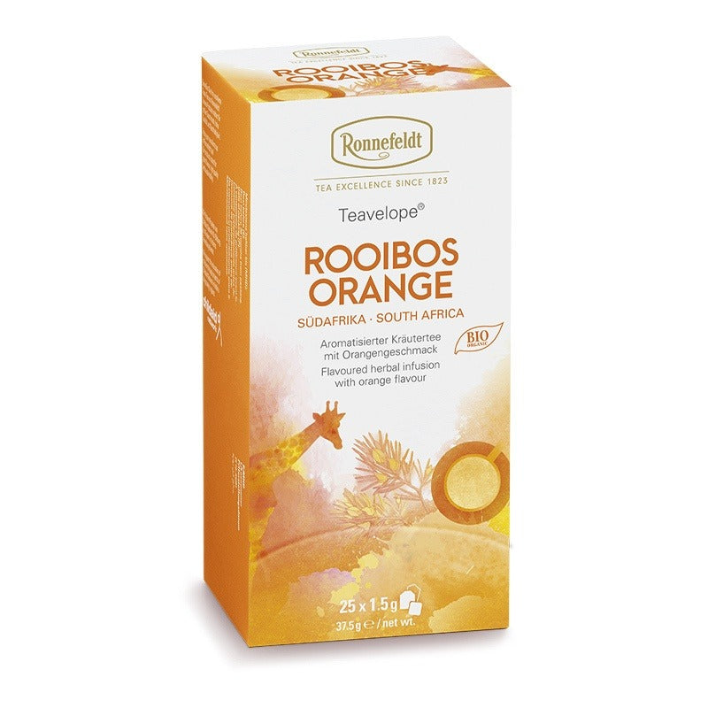 Teavelope® – Rooibos Orange Bio by Ronnefeldt – Premium German Tea