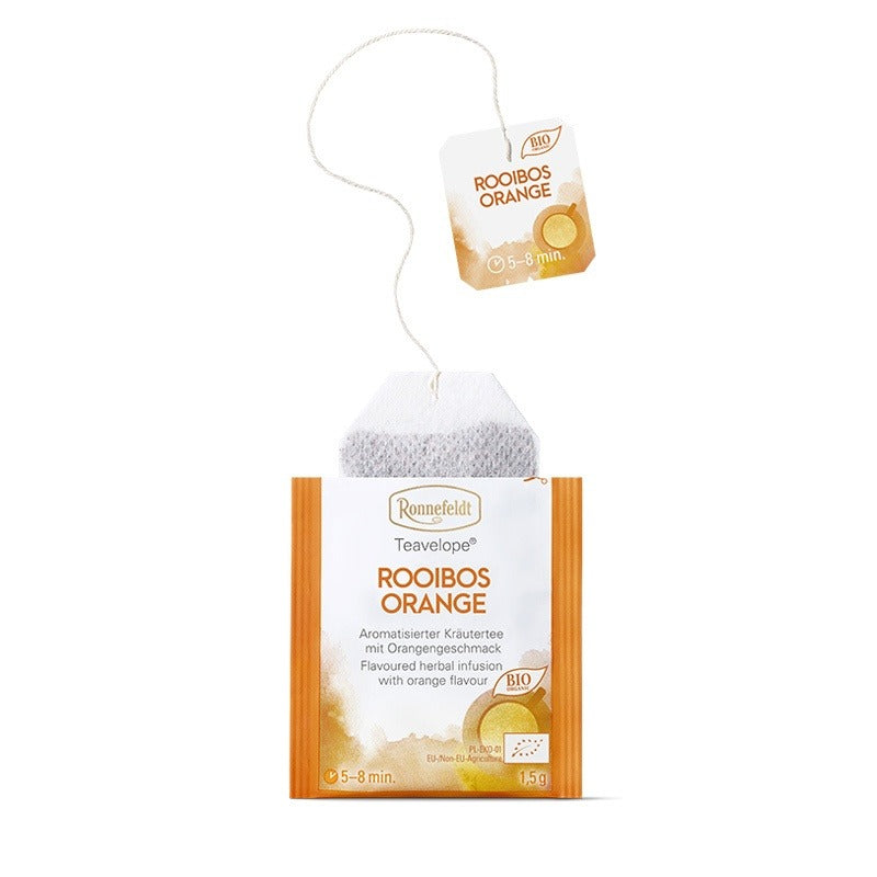 Teavelope® – Rooibos Orange Bio by Ronnefeldt – Premium German Tea