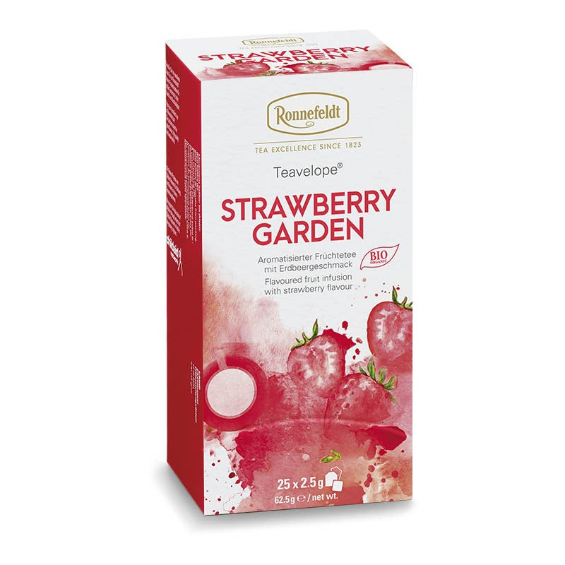 Teavelope® – Strawberry Garden Bio by Ronnefeldt – Premium German Tea