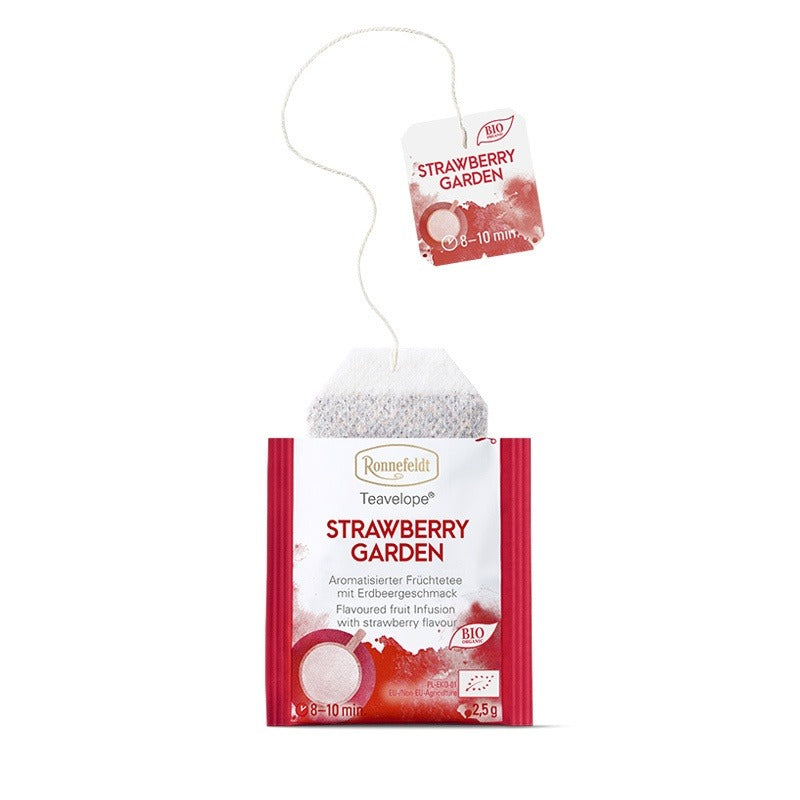 Teavelope® – Strawberry Garden Bio by Ronnefeldt – Premium German Tea