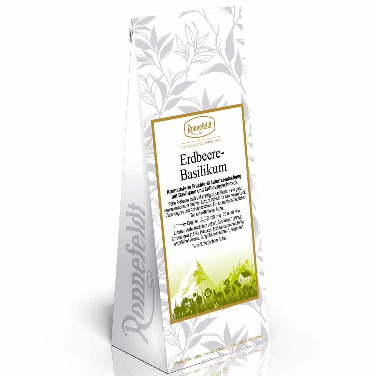 Classic Loose Leaf – Erdbeere-Basilikum by Ronnefeldt – Premium German Tea